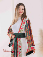 Most Elegant Full of Details White Abaya with Satin and Malak like Embroidery