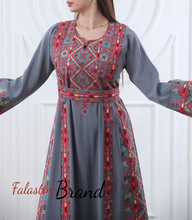 Grey Star Thob with Unique Colors Embroidery