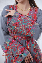 Grey Star Thob with Unique Colors Embroidery