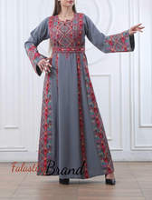 Grey Star Thob with Unique Colors Embroidery